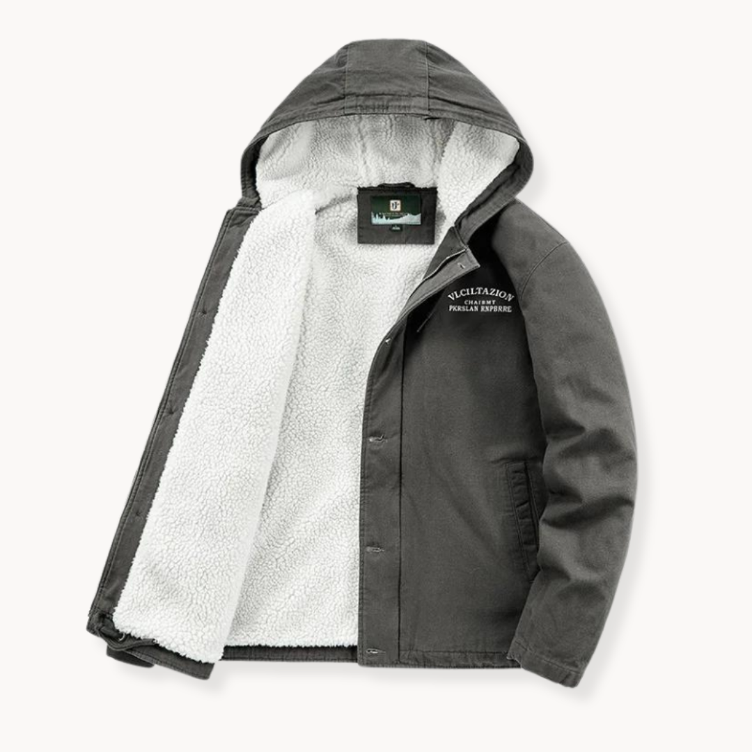 Fleece-Lined Hooded - Jacket