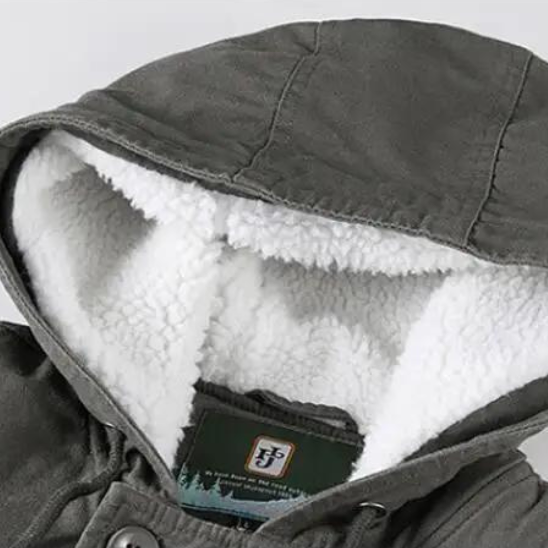 Fleece-Lined Hooded - Jacket
