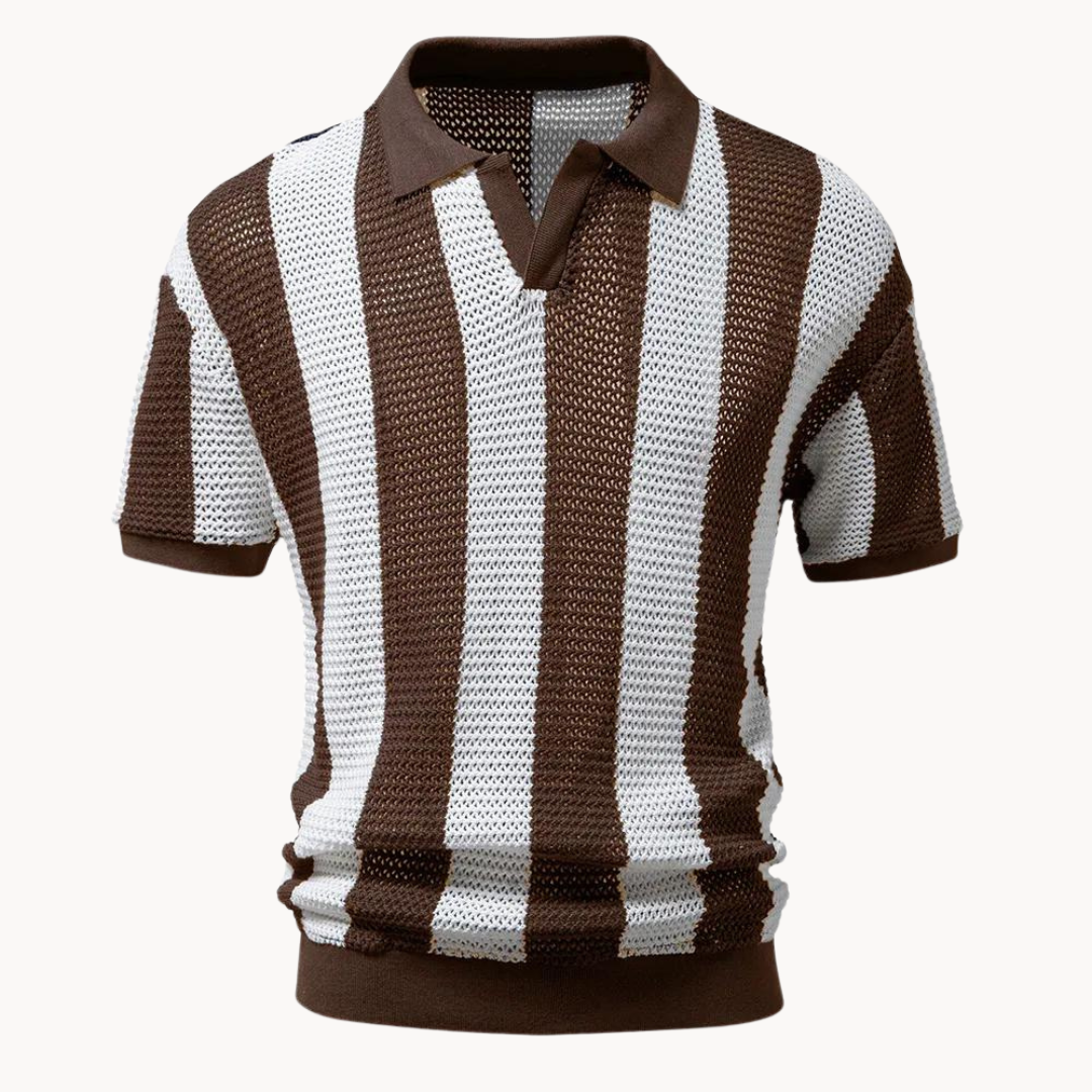 Linen-Cotton Blend - Polo Shirt