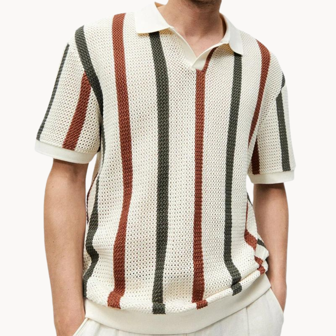 Striped Loose Fit - Polo Shirt