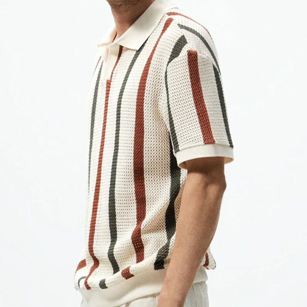 Striped Loose Fit - Polo Shirt