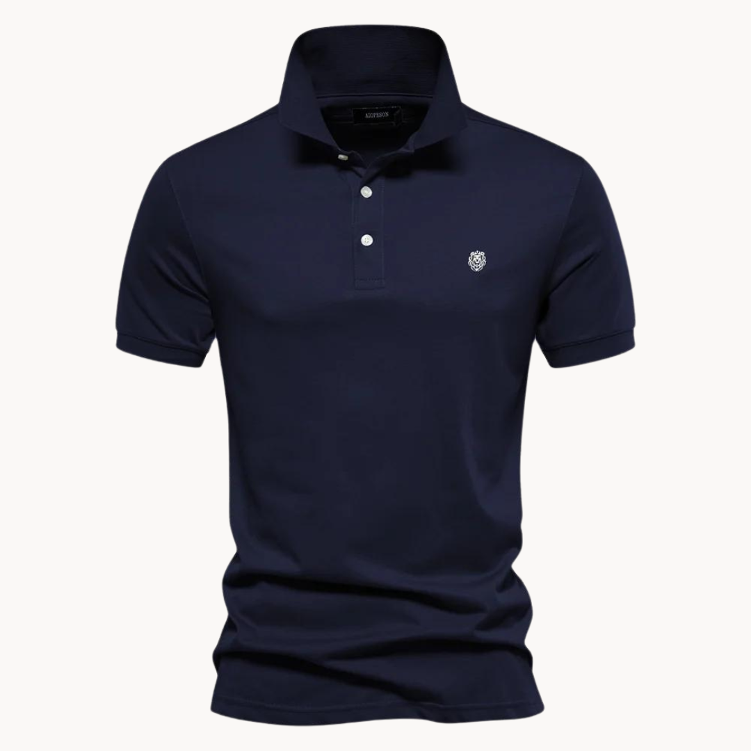 Cotton Troyer Neck - Polo Shirt