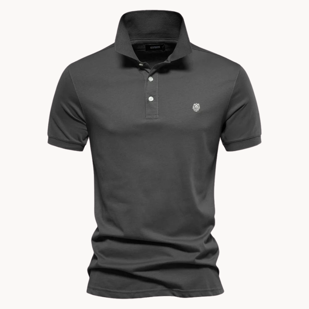 Cotton Troyer Neck - Polo Shirt