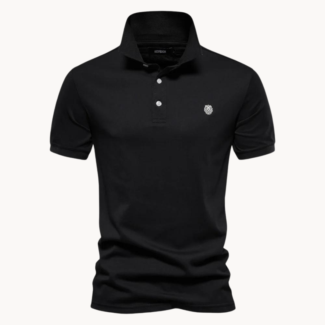 Cotton Troyer Neck - Polo Shirt