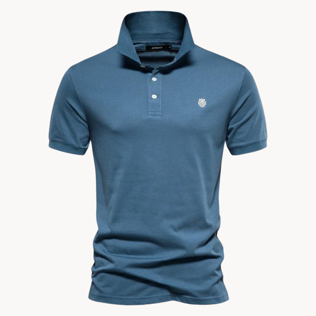 Cotton Troyer Neck - Polo Shirt