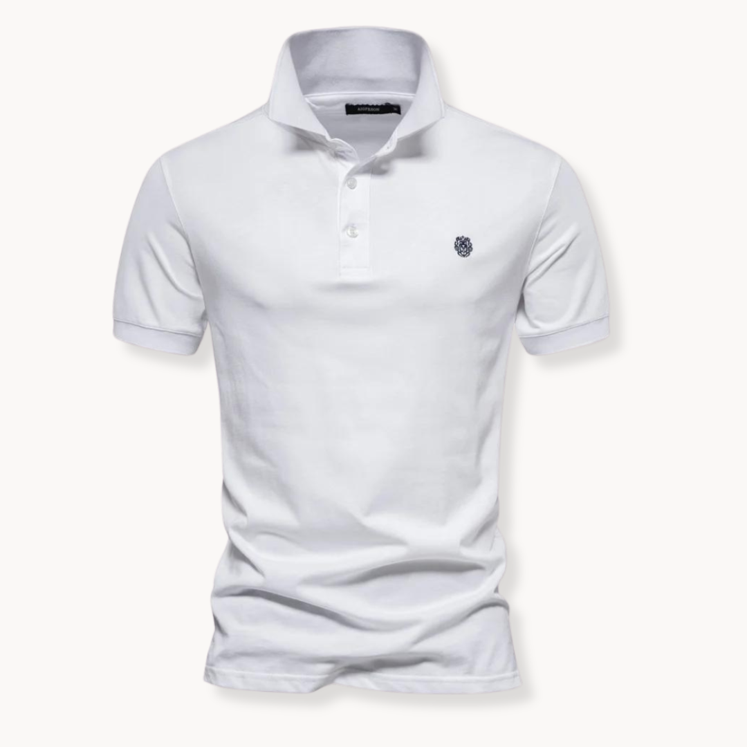 Cotton Troyer Neck - Polo Shirt