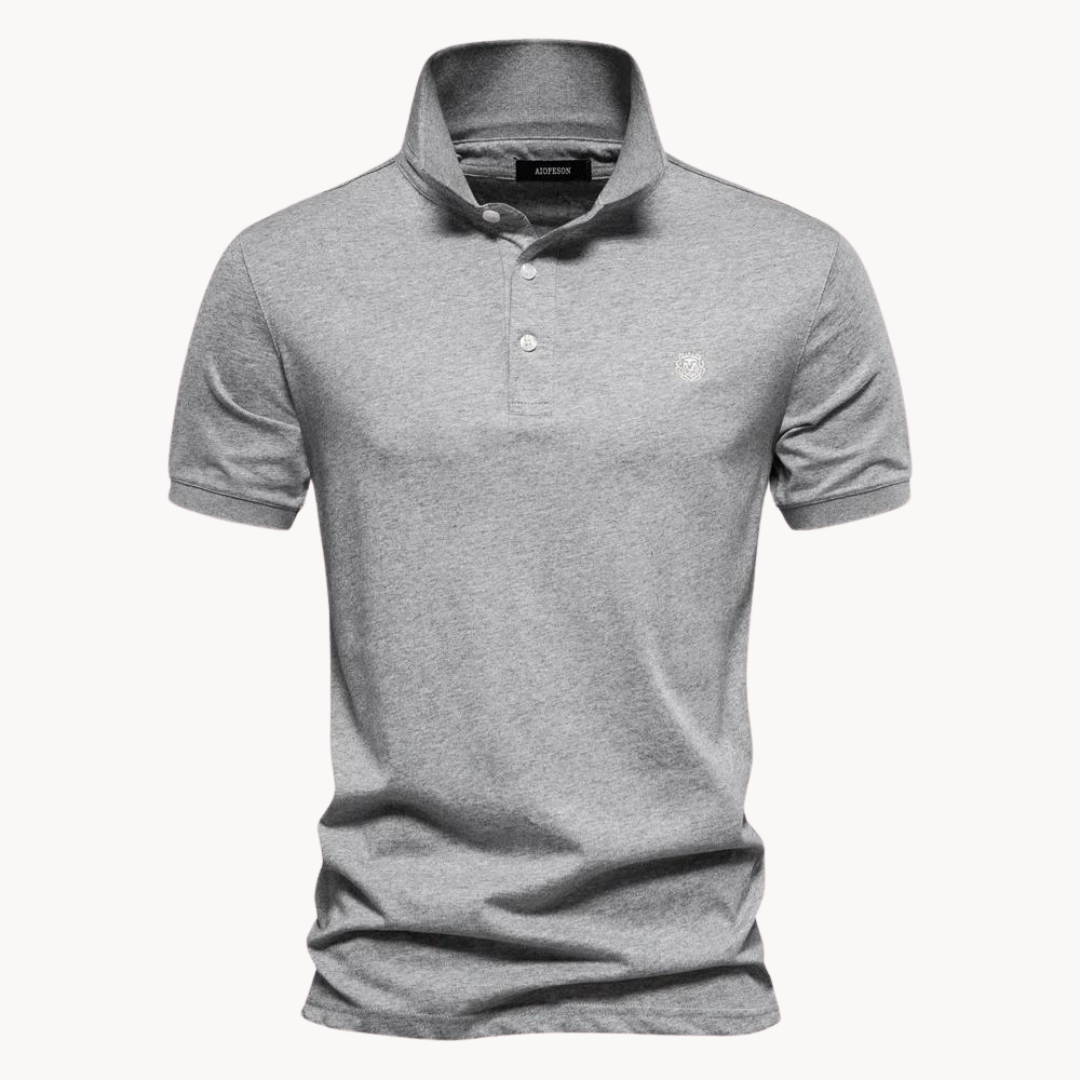 Cotton Troyer Neck - Polo Shirt