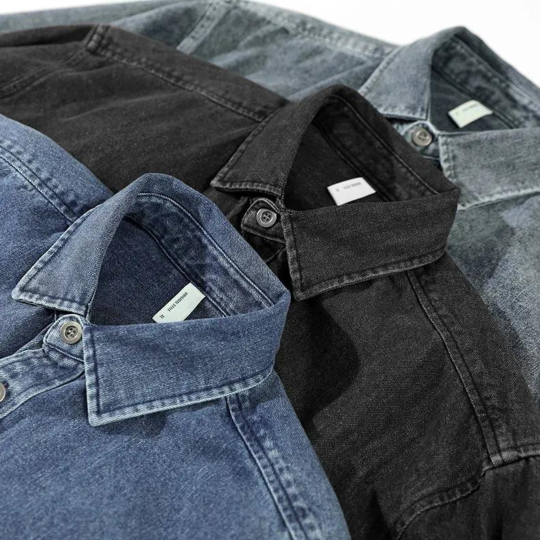 Retro Washed Denim - Shirt