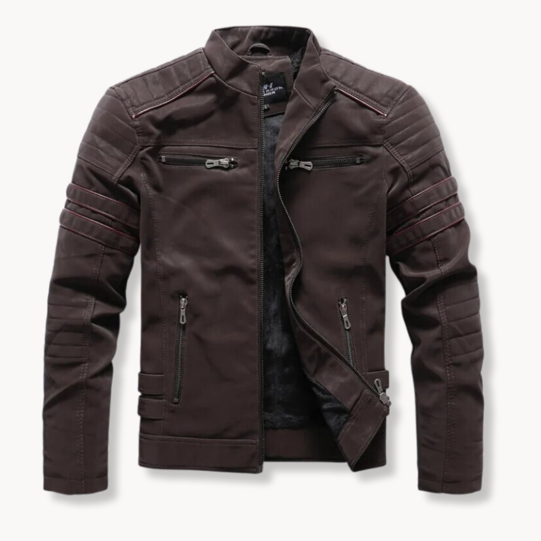 Premium Leather Biker - Jacket
