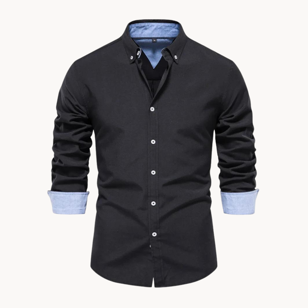Oxford Long Sleeve Button-Down - Shirt