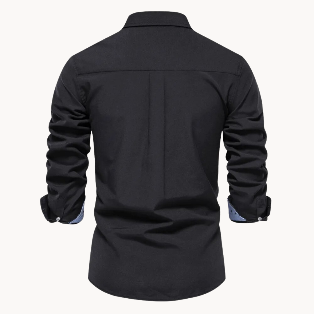 Oxford Long Sleeve Button-Down - Shirt