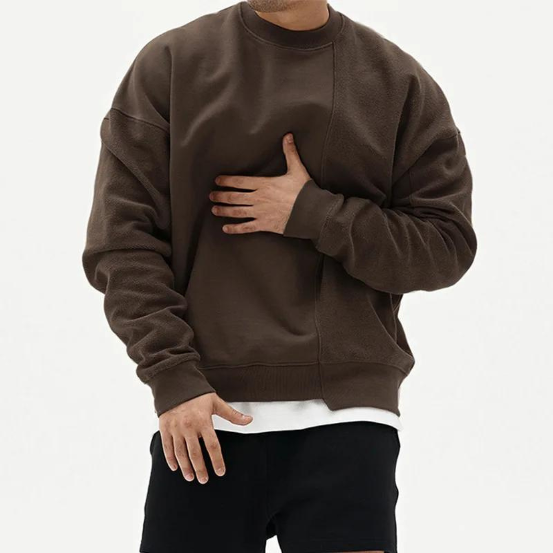 Bourbon Striped Crewneck - Sweater