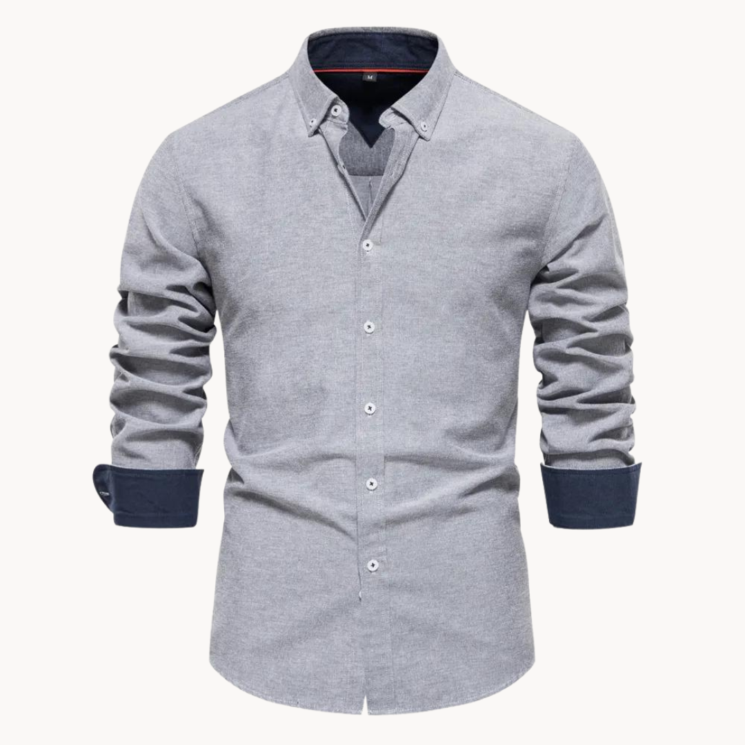 Oxford Long Sleeve Button-Down - Shirt