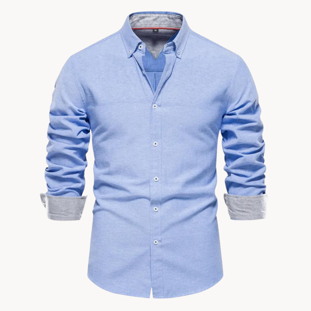 Oxford Long Sleeve Button-Down - Shirt