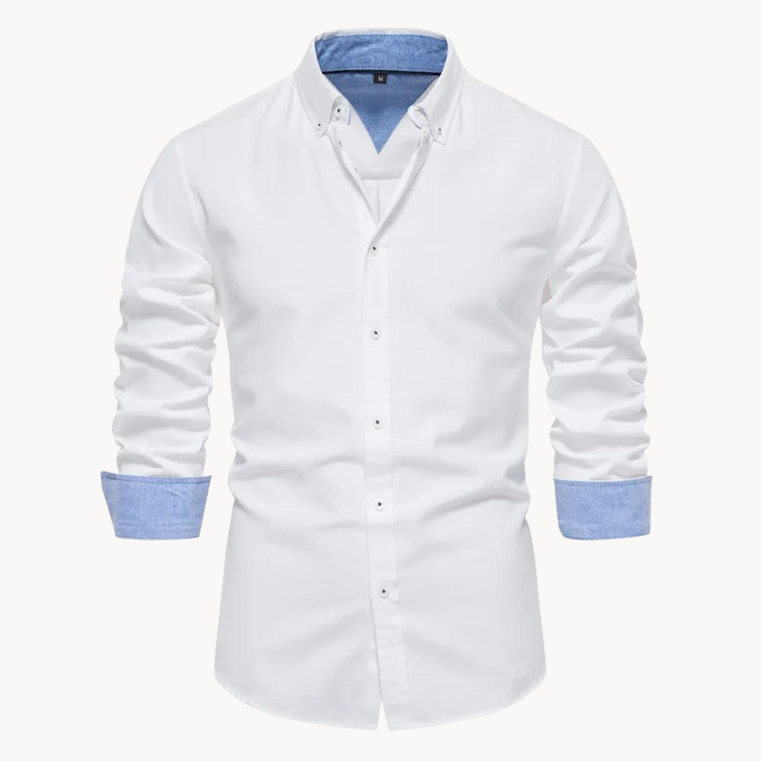Oxford Long Sleeve Button-Down - Shirt