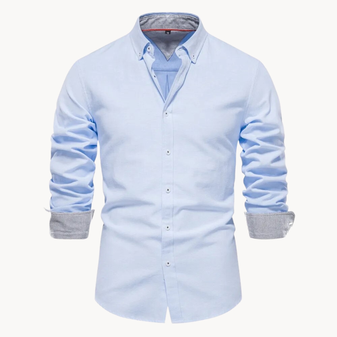 Oxford Long Sleeve Button-Down - Shirt