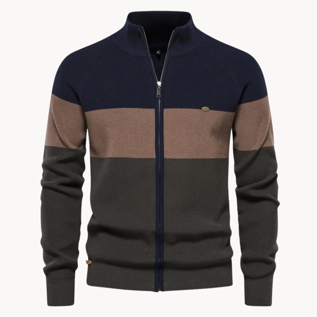 Autumn Zip-Front Knit - Cardigan