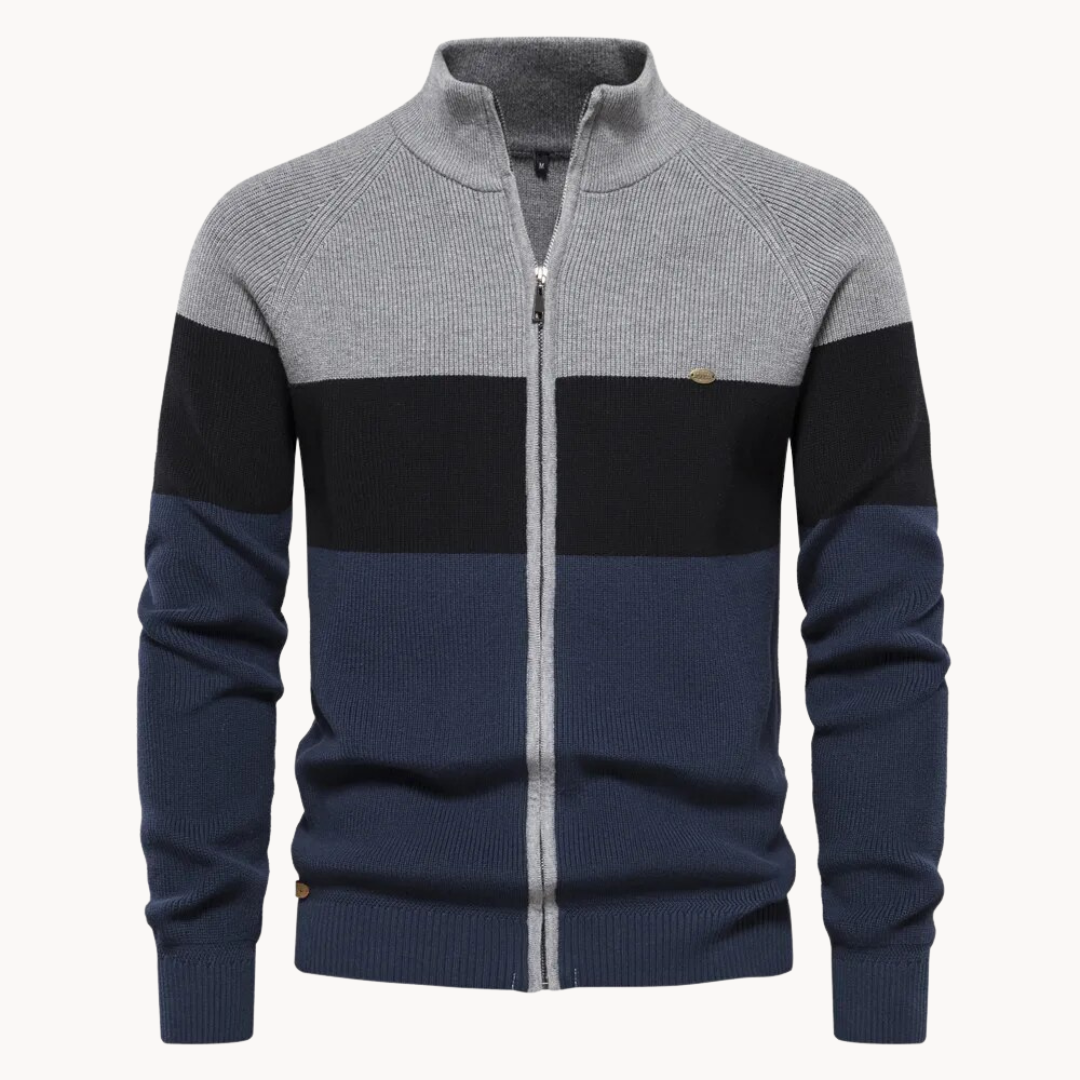 Autumn Zip-Front Knit - Cardigan