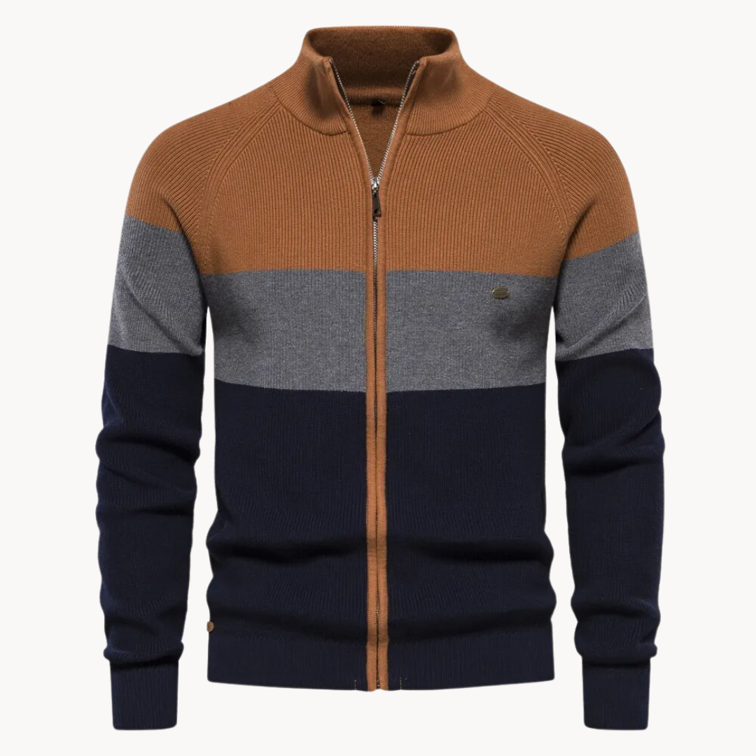 Autumn Zip-Front Knit - Cardigan