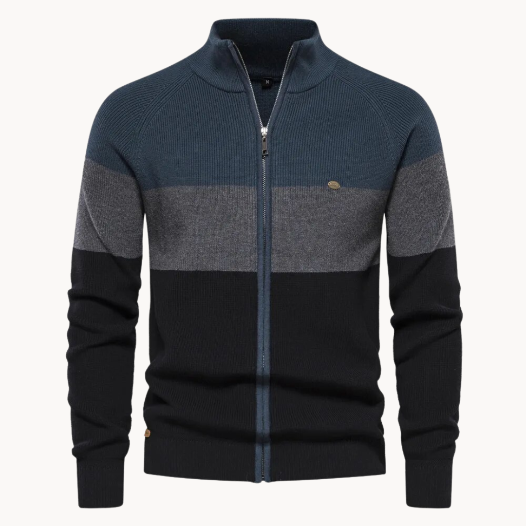 Autumn Zip-Front Knit - Cardigan