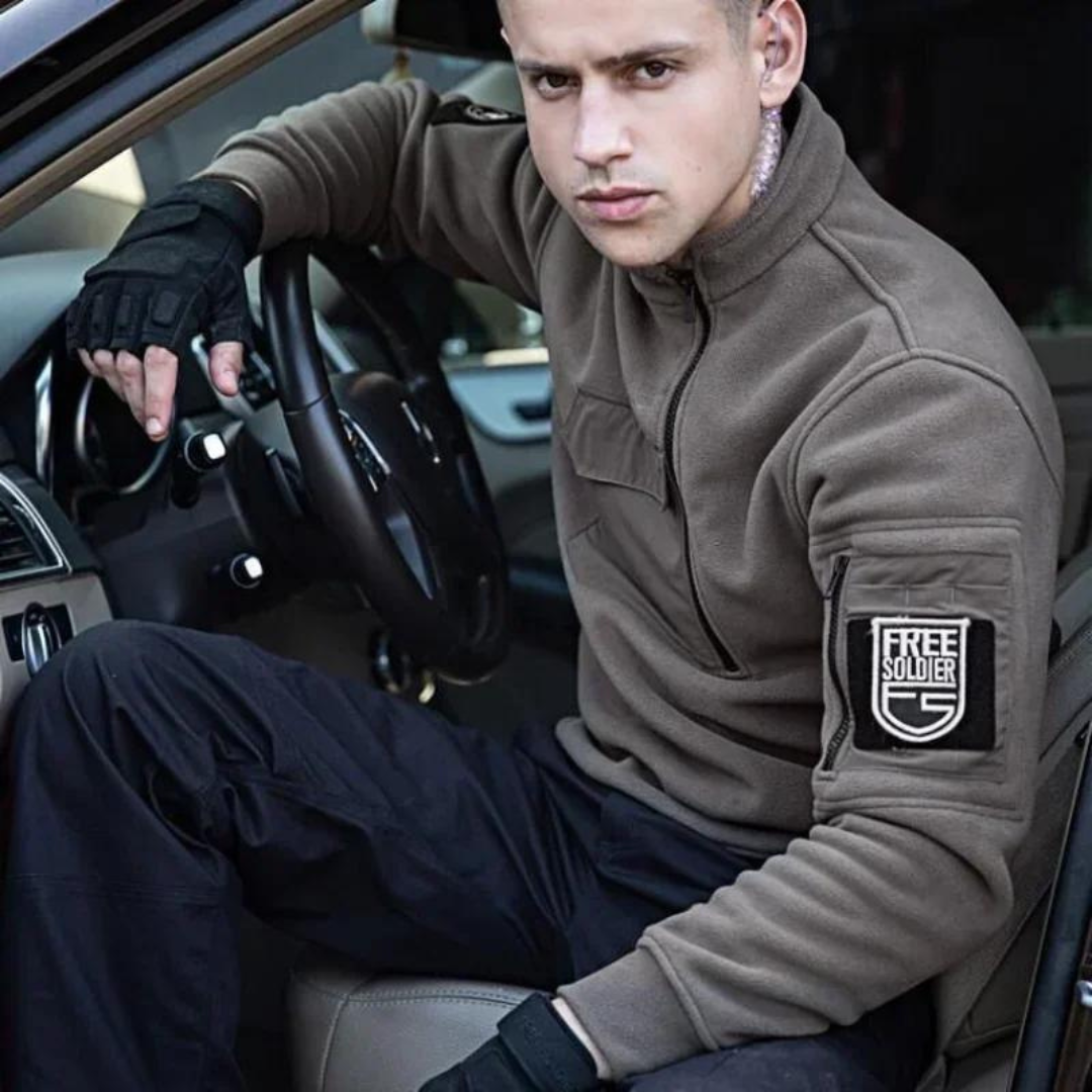 Black Tactical Fleece - Jacket