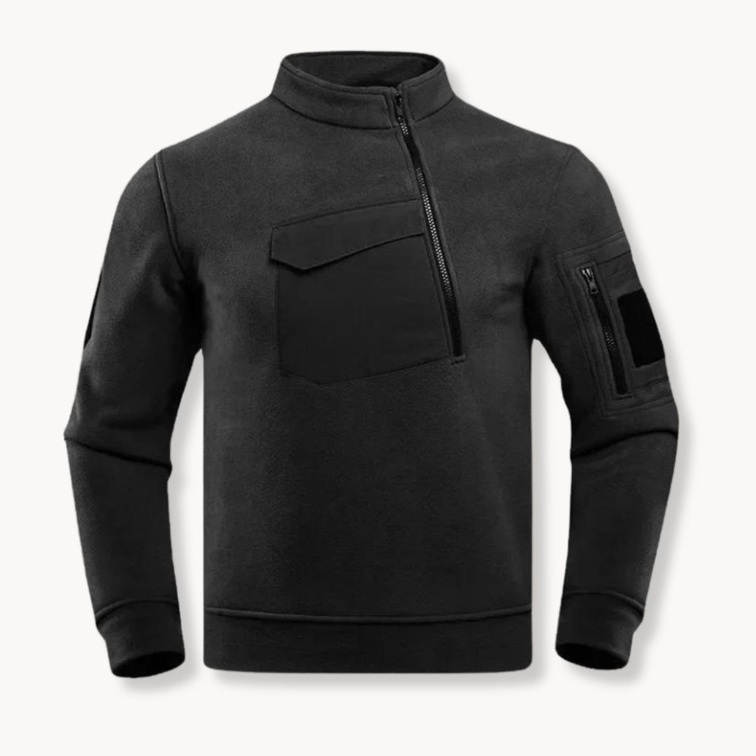 Black Tactical Fleece - Jacket