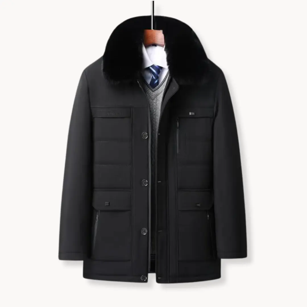 Faux Fur Collar - Coat CASA LARO