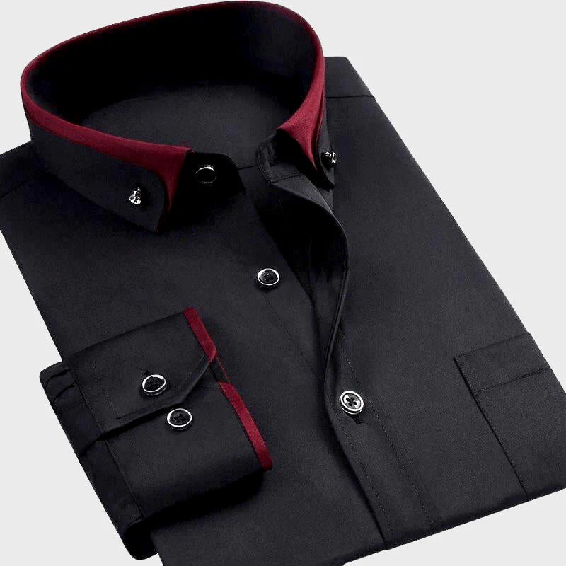 Classic Collared Button-Up - Shirt