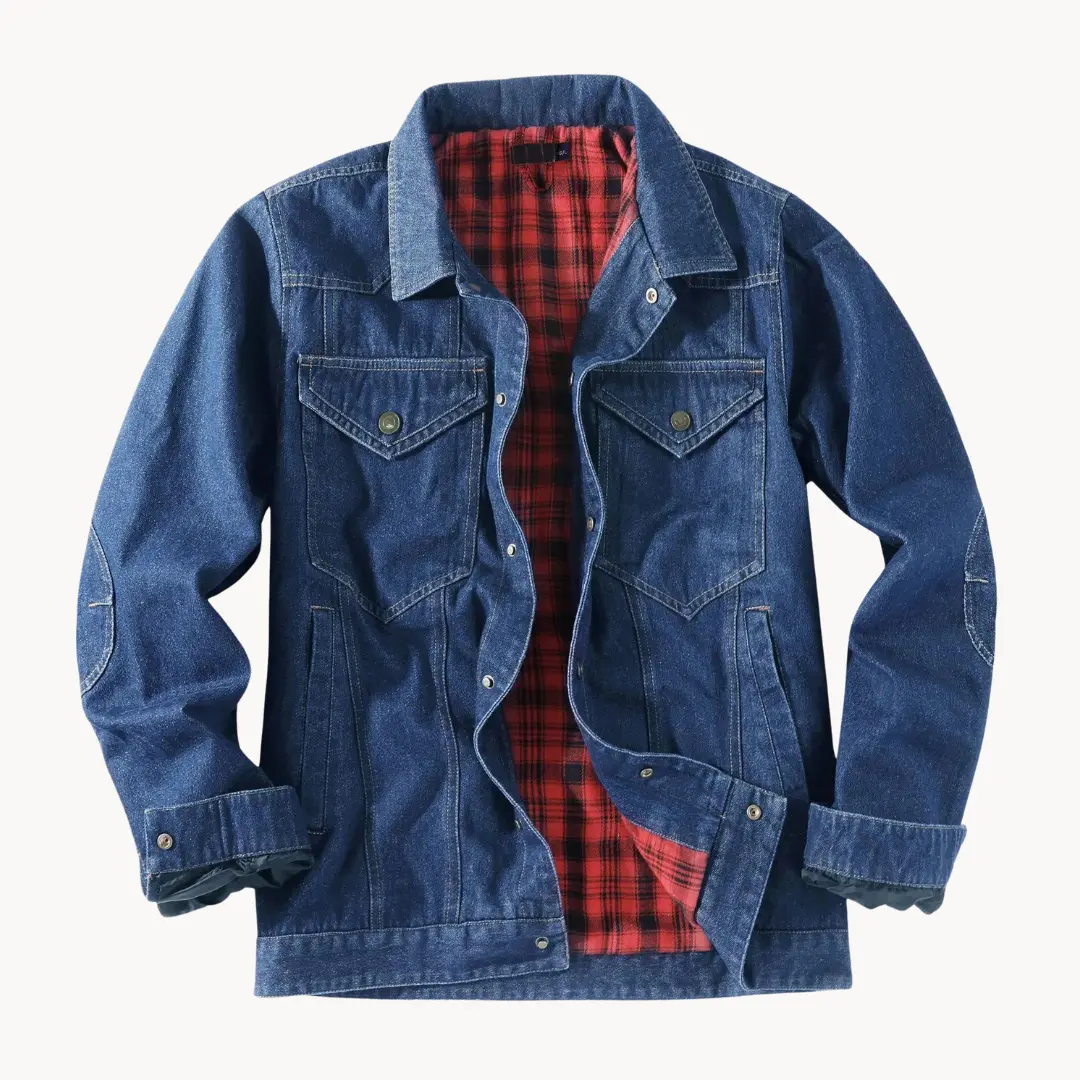 Flannel Lined Button-Front - Shirt Jacket CASA LARO