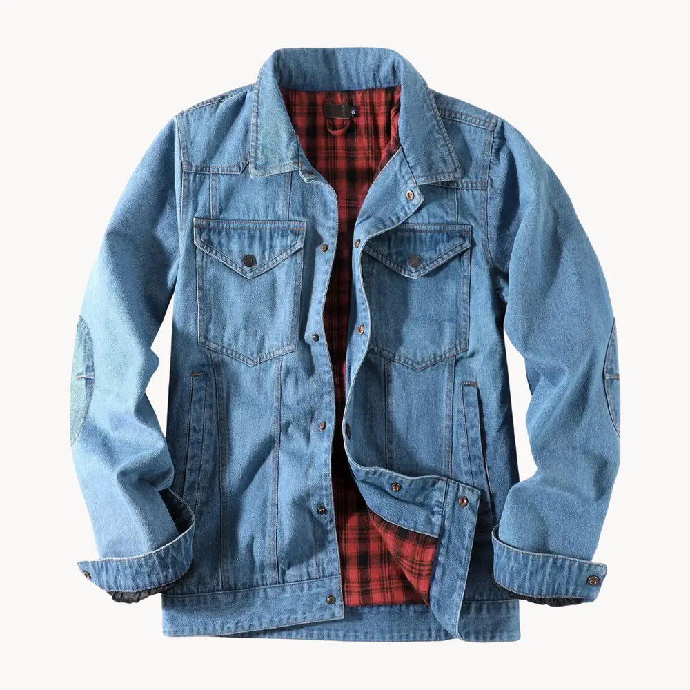 Flannel Lined Button-Front - Shirt Jacket CASA LARO