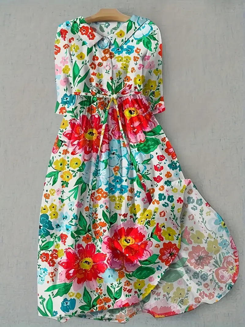 Colette | Bright and Colorful Floral Dress