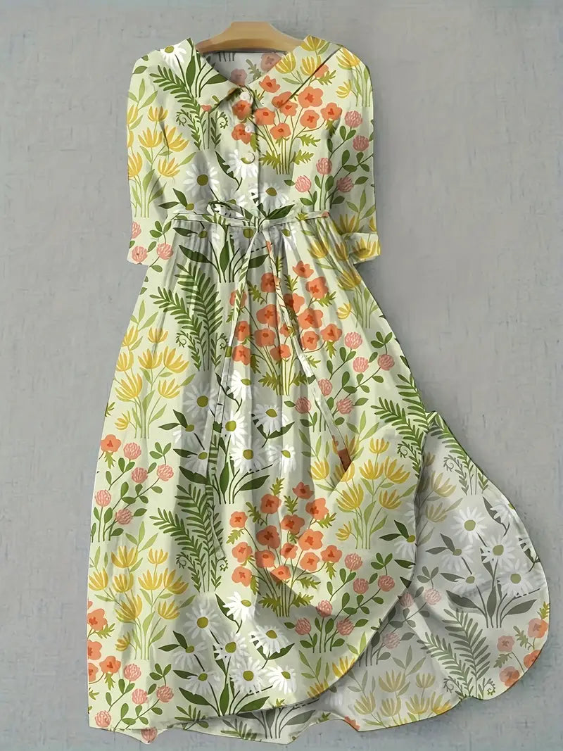 Florine | Fresh Spring Floral Dress