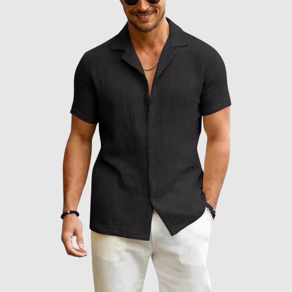 Naples Bay Lightweight Cotton Button-Up - Shirt