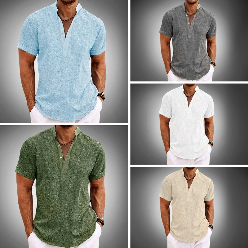 Tropical Print Short Sleeve - Shirt
