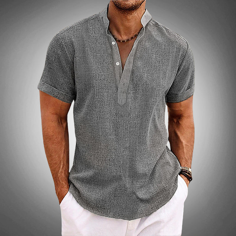 Tropical Print Short Sleeve - Shirt