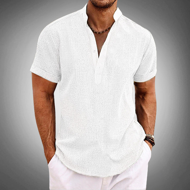 Tropical Print Short Sleeve - Shirt