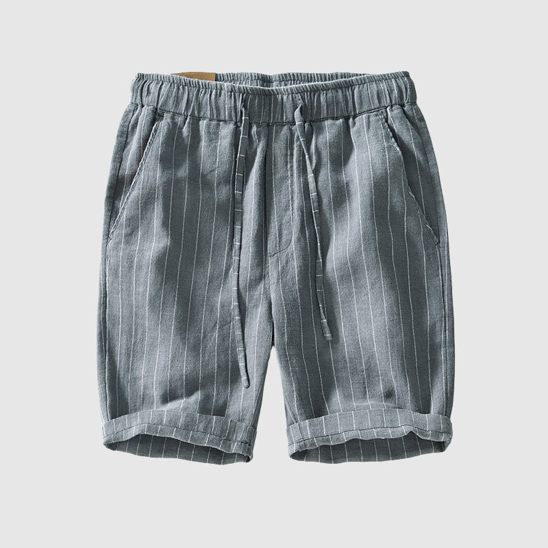 Striped High-Rise - Shorts