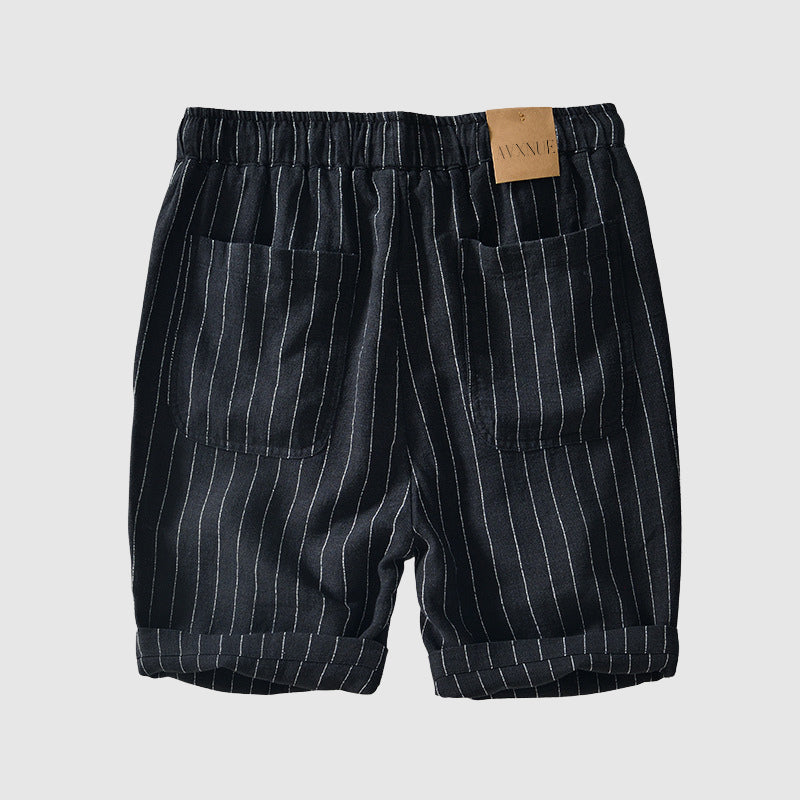 Striped High-Rise - Shorts