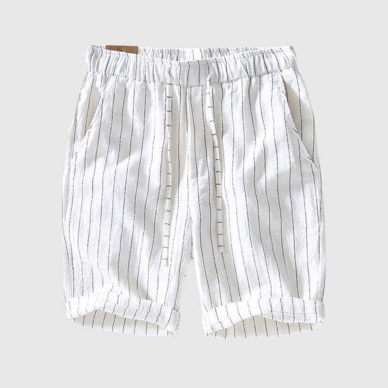 Striped High-Rise - Shorts