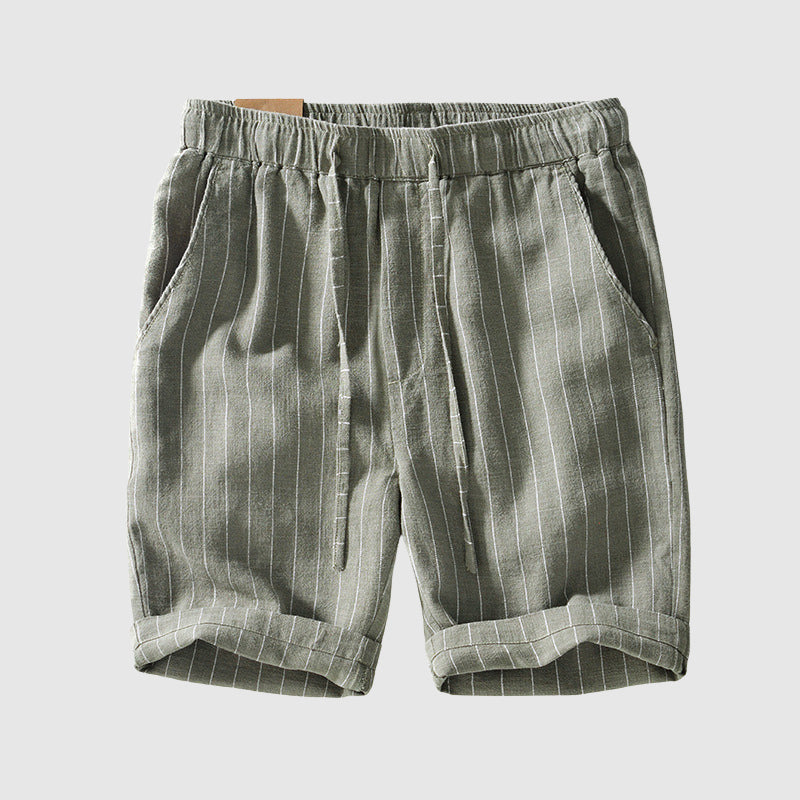 Striped High-Rise - Shorts