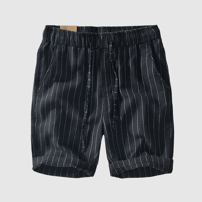 Striped High-Rise - Shorts