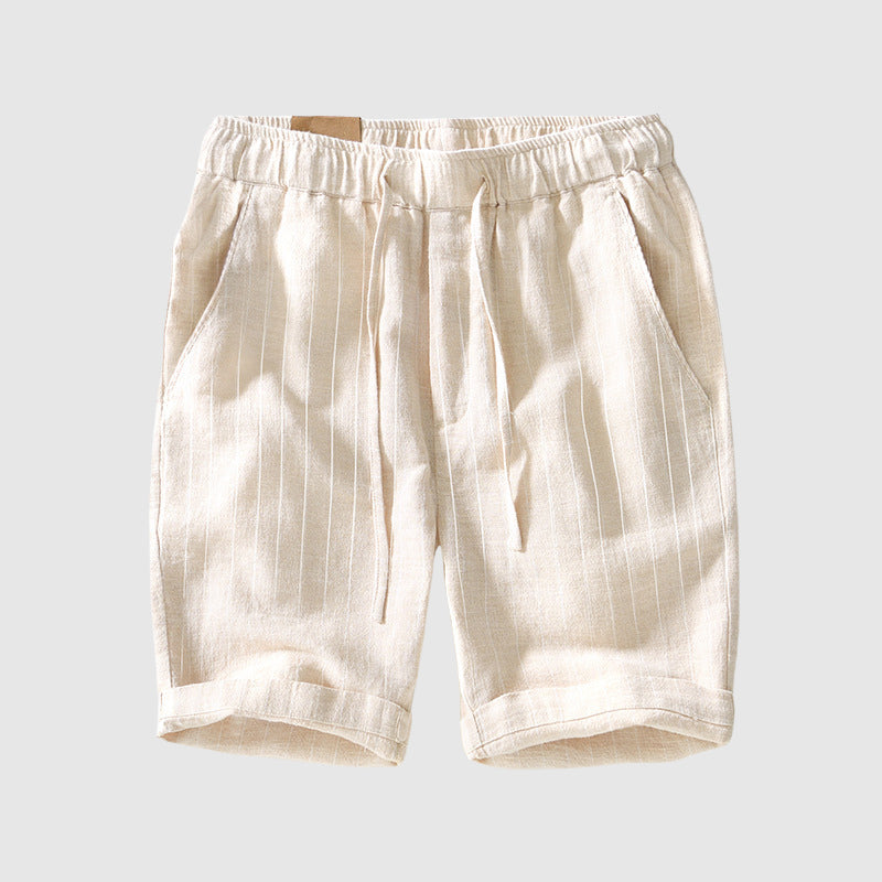 Striped High-Rise - Shorts