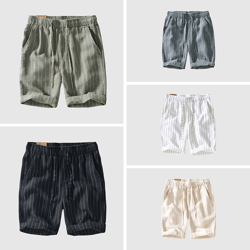 Striped High-Rise - Shorts