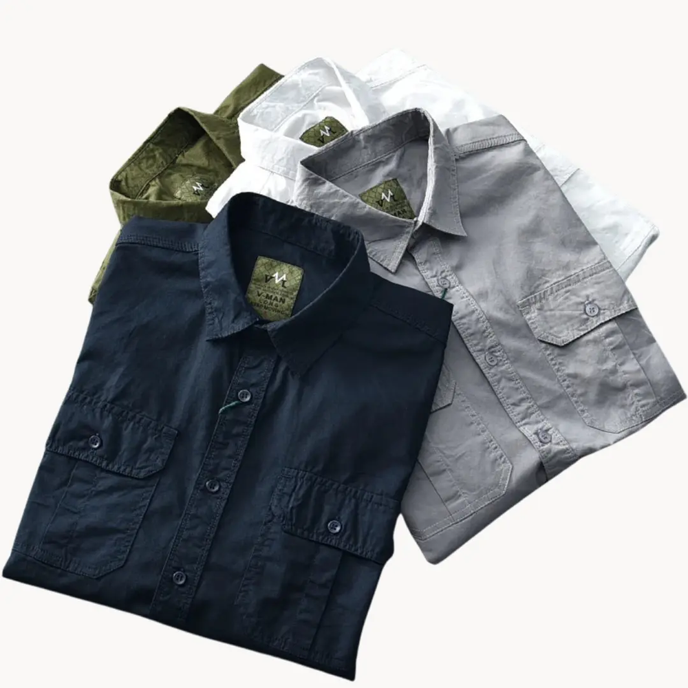 Frontier Cotton Short Sleeve - Shirt CASA LARO