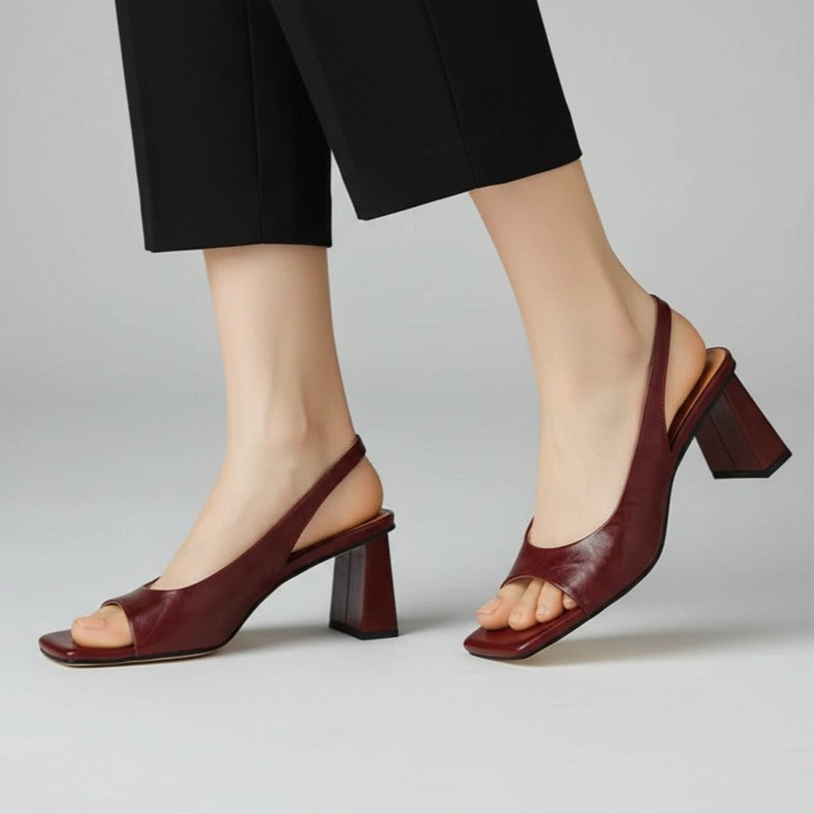 Genuine Leather - Heels