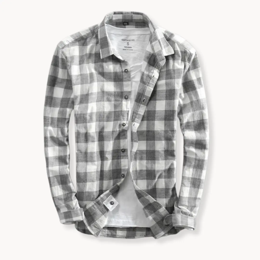 Genoa Plaid Long Sleeve - Shirt CASA LARO