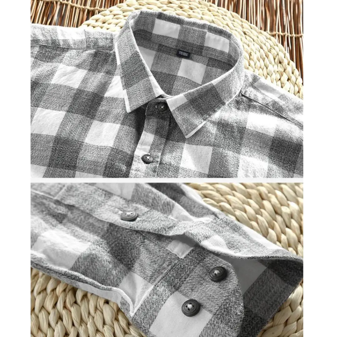 Genoa Plaid Long Sleeve - Shirt CASA LARO
