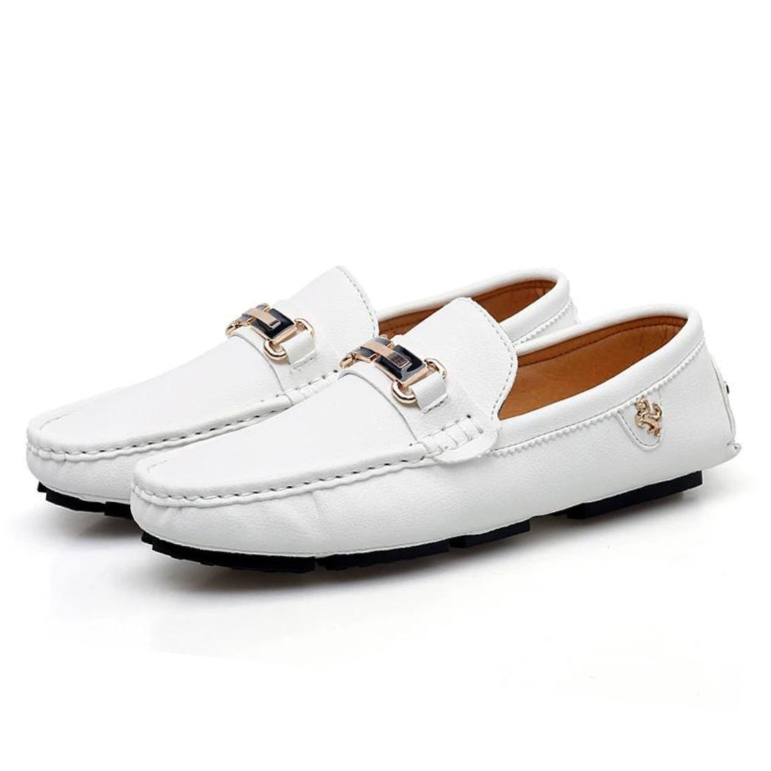 Genuine Leather Slip-On - Moccasins CASA LARO MEN