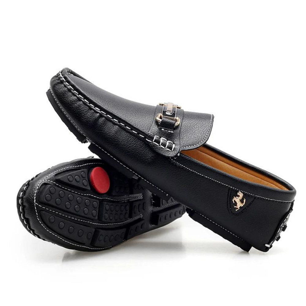 Genuine Leather Slip-On - Moccasins CASA LARO MEN
