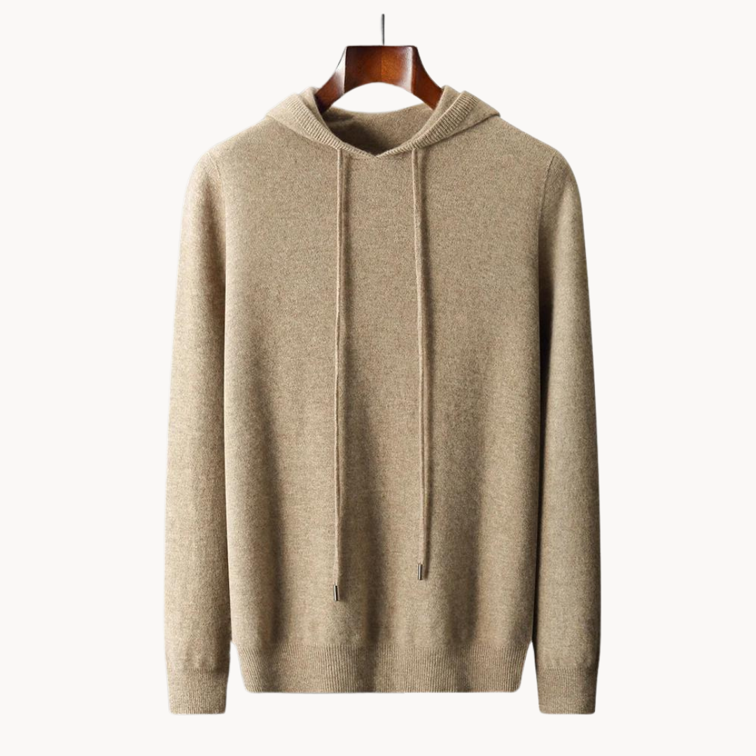 Glacier Merino Wool Hoodie - Sweater CASA LARO MEN